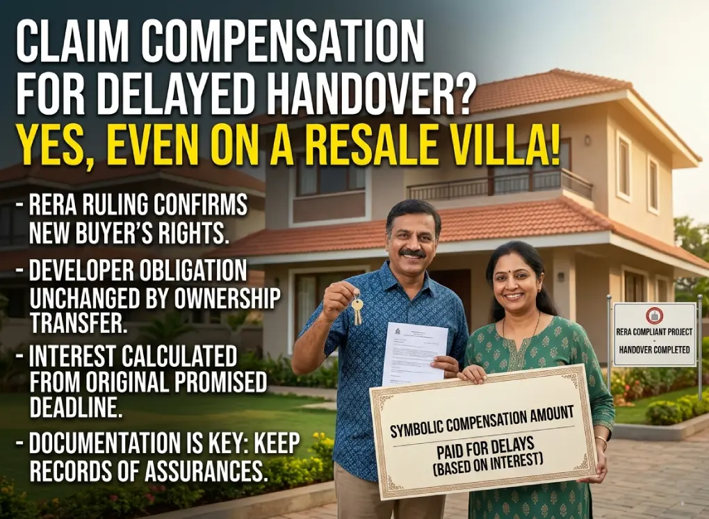 Can You Claim Compensation for the Delayed Handover of a Resale Villa?